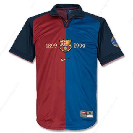 Retro FC Barcelona Centenary Domači Nogometni dresi 1999